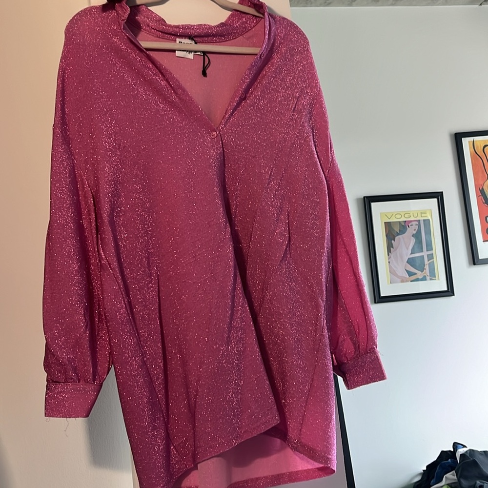 Pink Princess Polly Shirt Dress